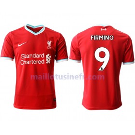 Maillot de Foot Liverpool Roberto Firmino 9 Domicile 2020-21